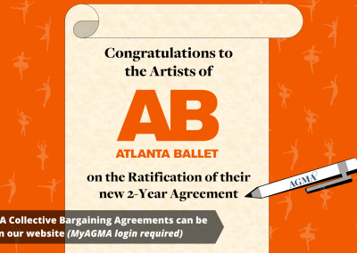 AGMA Ratifies 2-Year Agreement with Atlanta Ballet