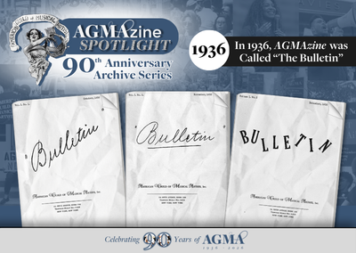 AGMAzine Archives: In 1936, AGMAzine was Called “The Bulletin”