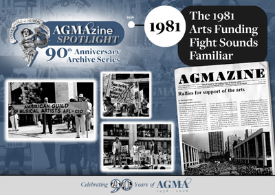 AGMAzine Archives: The 1981 Arts Funding Fight Sounds Familiar