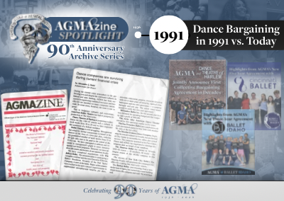 AGMAzine Archives: Dance Bargaining in 1991 vs. Today