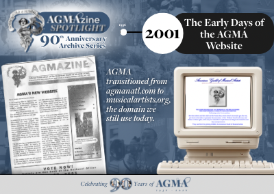 AGMAzine Archives: The Early Days of the AGMA Website