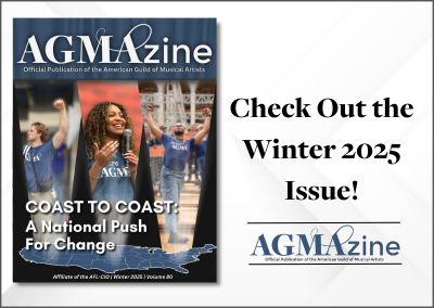 The Winter 2025 Issue of AGMAzine is Here
