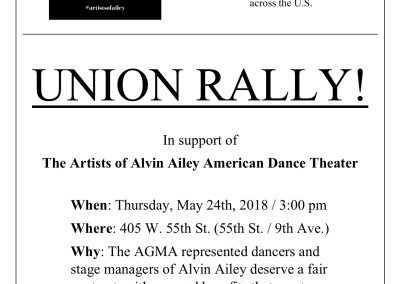 Come out and support the Artists of Ailey!