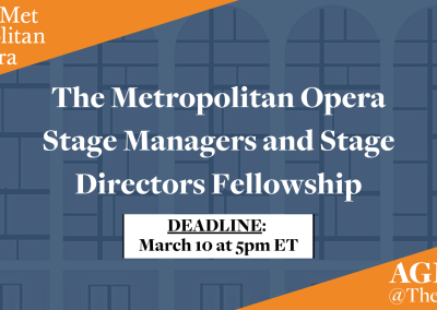 The Met’s Fellowship Application Deadline is Approaching