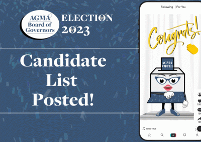AGMA National Election Update: Candidates Announced