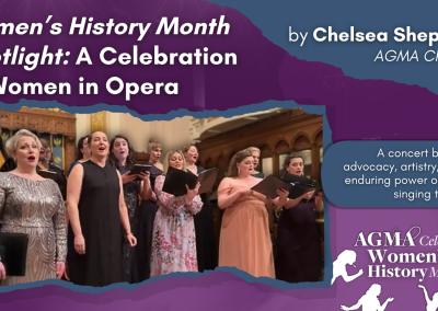 Women’s History Month Spotlight: A Celebration of Women in Opera