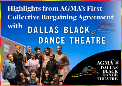 Highlights from AGMA’s First Contract with Dallas Black Dance Theatre