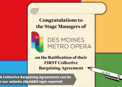 AGMA, Des Moines Metro Opera Announce First Collective Bargaining Agreement