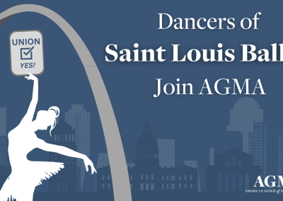 Dancers of Saint Louis Ballet Join AGMA