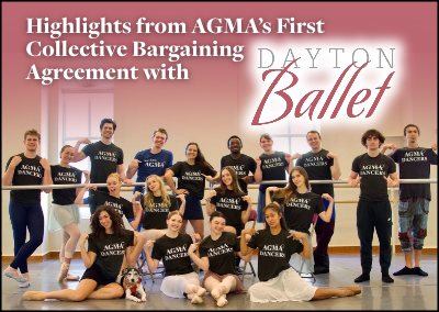 Highlights from AGMA’s First Contract with Dayton Ballet