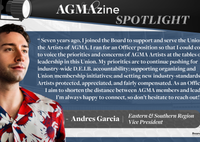 AGMAzine Spotlight: Eastern and Southern Region Vice President Andres Garcia