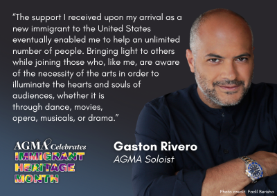 Immigrant Heritage Month Spotlight: Soloist Gaston Rivero on Finding Success and a Home in New York City