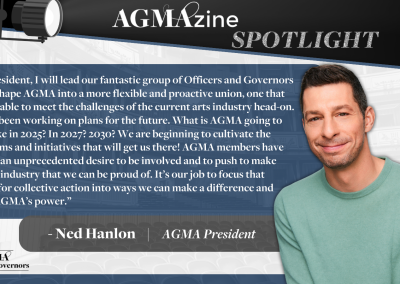 AGMAzine Spotlight: AGMA President Ned Hanlon