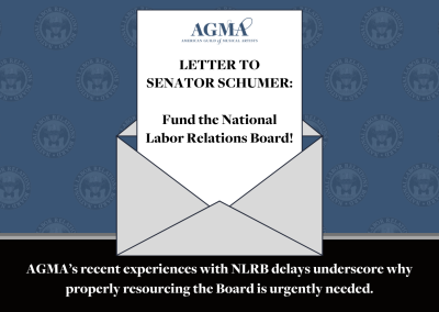 Letter to Senator Schumer: The National Labor Relations Board Needs Funding