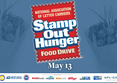 Stamp Out Hunger is May 13