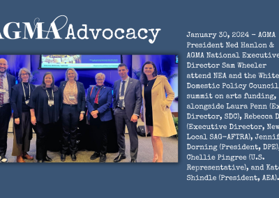 AGMA Attends Arts Funding Summit in D.C.