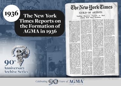 The New York Times Reports on the Formation of AGMA in 1936