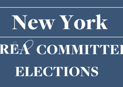 Special Meeting of the NY Area and Upcoming Election Announced