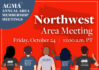 AGMA Announces Northwest Area Meeting October 24