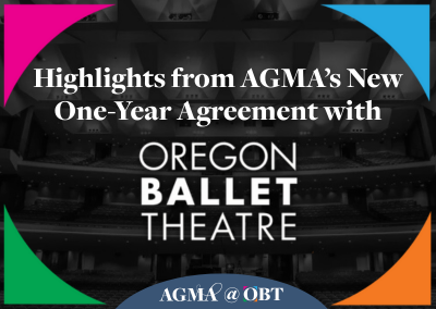 AGMA Ratifies One-Year Agreement with Oregon Ballet Theatre