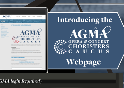 Announcing the Opera & Concert Choristers Caucus Webpage