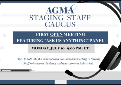 Public Meeting Announced by Staging Staff Caucus