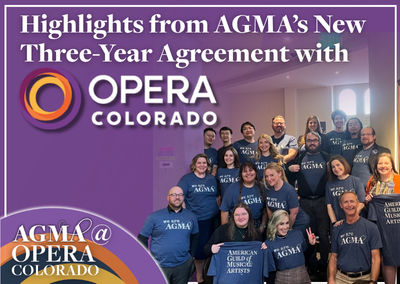 Highlights from AGMA’s First Agreement with Opera Colorado