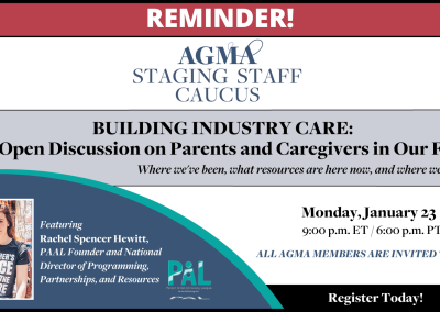 REMINDER! Open Discussion on Parents and Caregivers on January 23