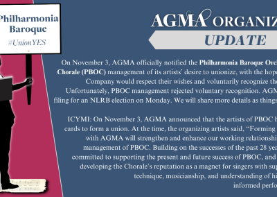 Organizing Update: PBOC Management Rejects Voluntary Recognition
