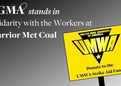 AGMA Stands in Solidarity with Workers at Warrior Met Coal