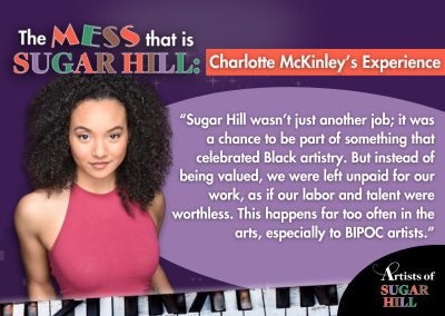 The Mess That Is Sugar Hill: Charlotte McKinley’s Experience