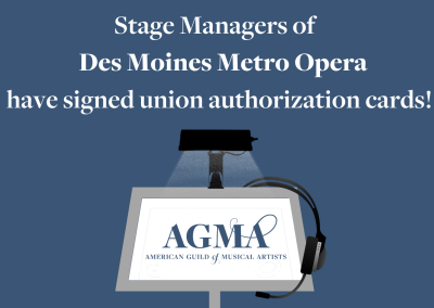 Stage Managers Take Steps to Unionize at Des Moines Metro Opera