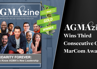 AGMAzine Wins Third MarCom Award
